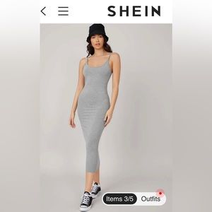 Shein bodycon maxi dress